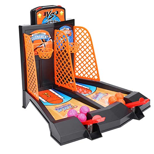 Drfeify Finger-Basketball-Spiel, Intelligenzspielzeug Tischspiel Desktop-Basketballspielzeug-Set-Geschenk Playing Accessories für Erwachsenen Kinder Familienspa?
