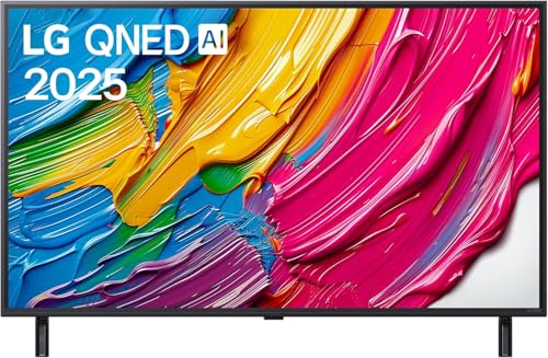 LG QNED AI QNED80 TV 50 pollici, Smart TV 4K, Processore α7 Gen8, Dynamic QNED Color, Design Super Slim, webOS con AI e telecomando puntatore AI, Gaming con VRR 4K@60Hz, 50QNED80A6A 2025
