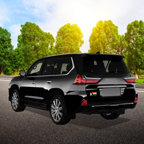 Magnet Me Up Flag Progress Pride Gay Pride Rainbow Flag Car Magnet Decal, 3X5 Inches, 2 Pack, Heavy Duty Automotive Magnet For Car Truck Suv, In Support Of Lgbtq #TOP5