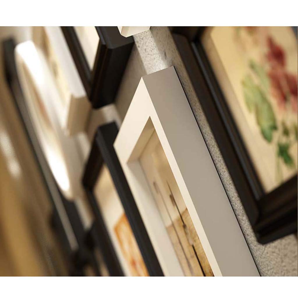 11 Pezzi Cornice per Foto in Legno massello Europeo da Parete-Parete per Foto Creativa Fai da Te -142 * 57 cm