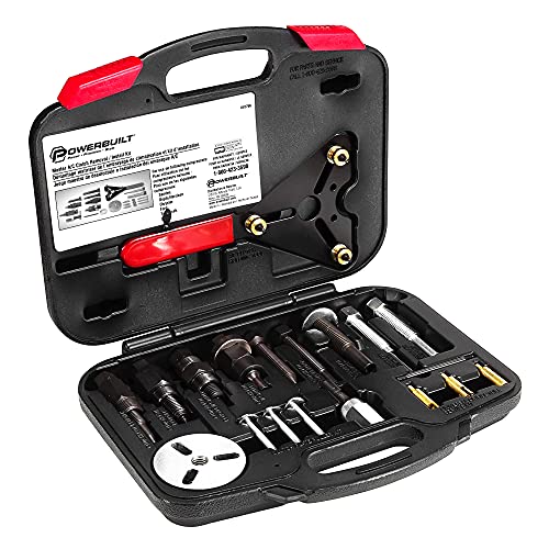 Powerbuilt Master AC Clutch Removal & Installation Tool Kit, Service Automotive AC Compressor Clutches, Holding Tool - Image 3