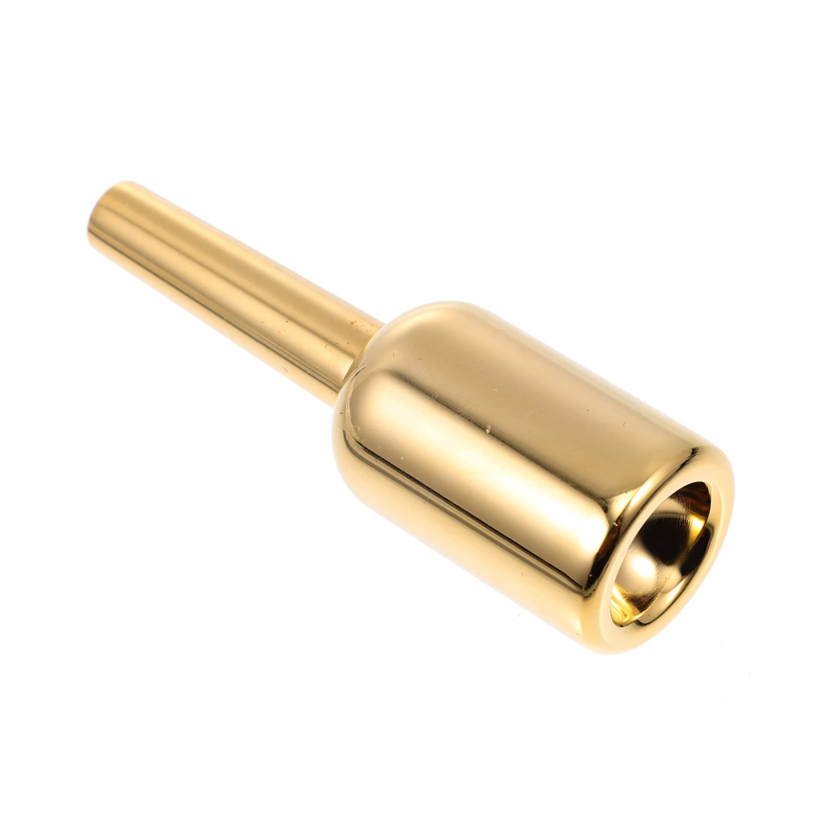 ERINGOGO British Gilded Trumpet Mouthpiece for Professional Players Durable Trumpet Accessory for Concerts School and Band Practice Producing Elegant Rich Sound