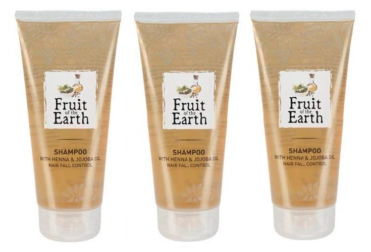 Fote Shampoo with Henna & Jojoba Oil (Hair Fall Control)-200ml, Pack of 3 Fote Shampoo with Henna & Jojoba Oil (Hair Fall Control)-200ml, Pack of 3