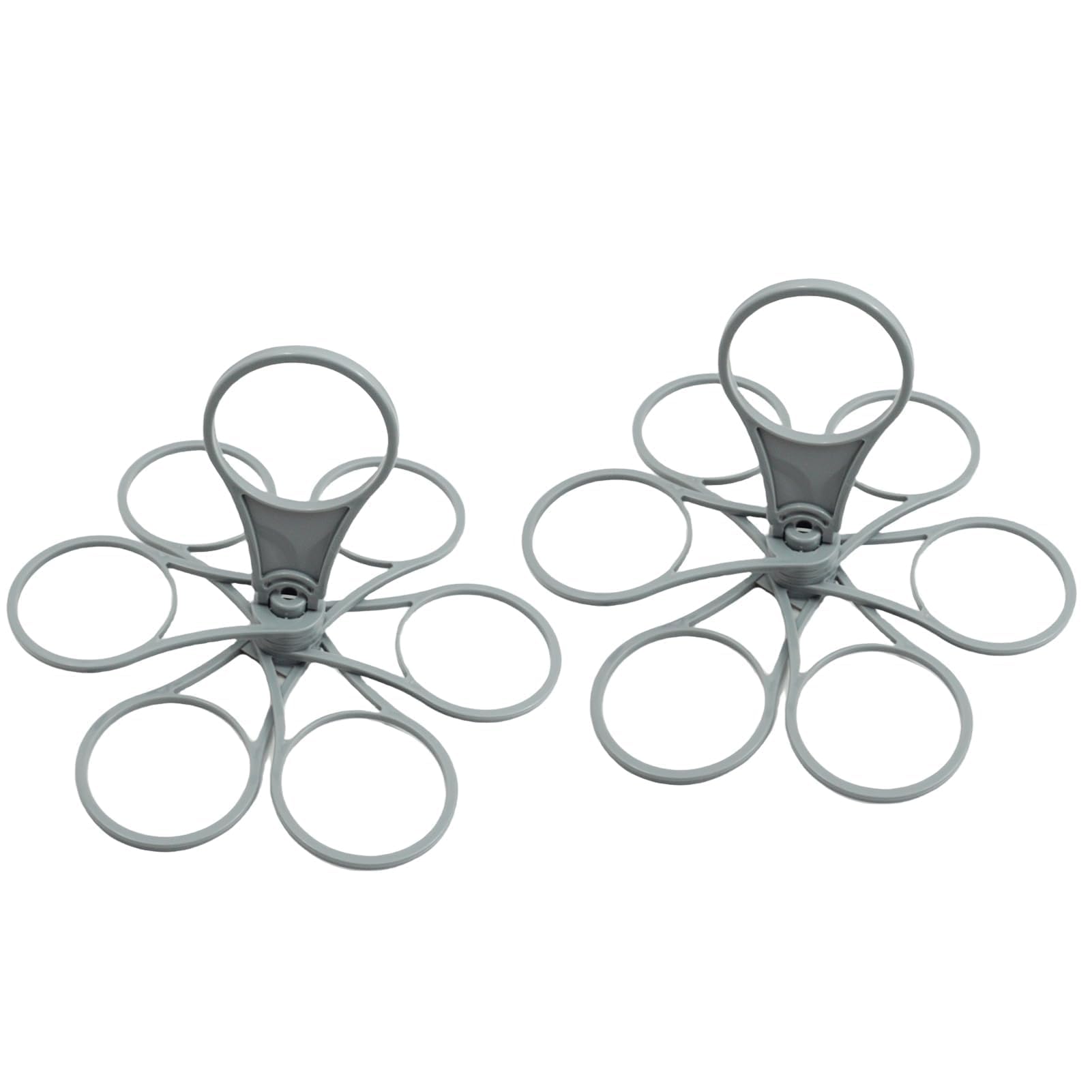 2 PCS Porte-Gobelets Pliables avec Poignée, Transporter 6 Tasses, Polypropylène Porte-Tasses, Supporte 3 kg, Léger et Portable, Porte-Gobelets pour Bars, Fêtes et Rassemblements