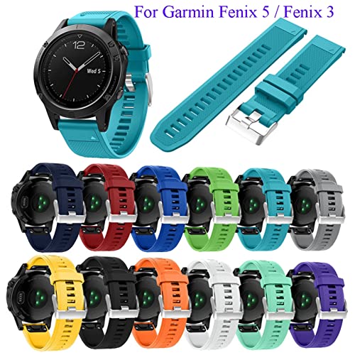 Correa de silicona para Garmin Fenix 5X flexible y muy resistente 2