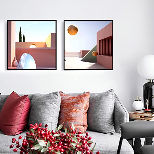 Image of Floating Canvas Frame for 6x6 Inch Painting 0.6-0.8 inch Deep,Black