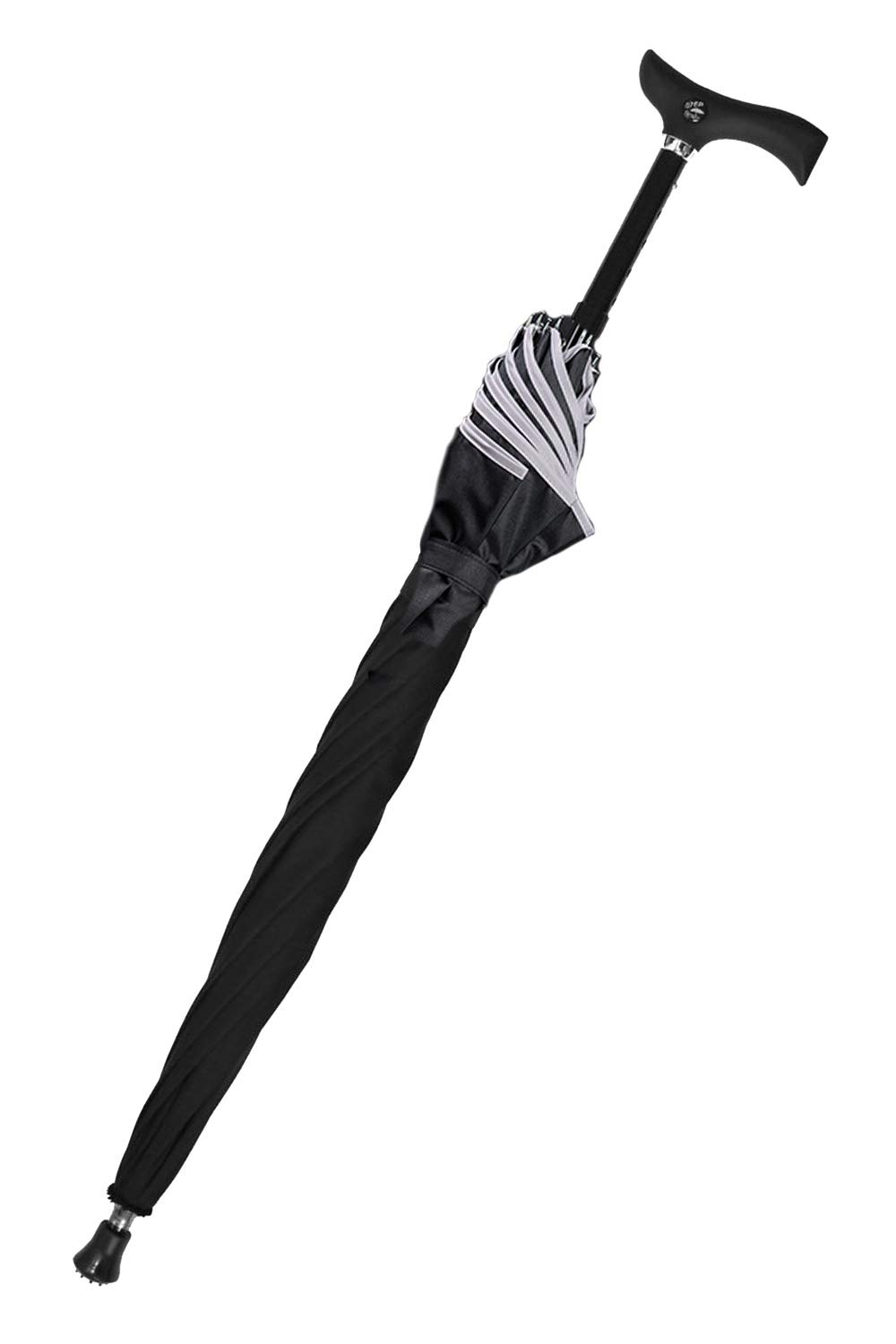 Gastrock Unisex – Erwachsene 1600-6 Regenschirme, Schwarz-Grau, One Size