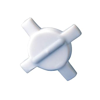 SP Bel-Art Spinstar Teflon Magnetic Stirring Bar; 70mm, fits 400ml Beakers, White F37146-0400 Made in USA