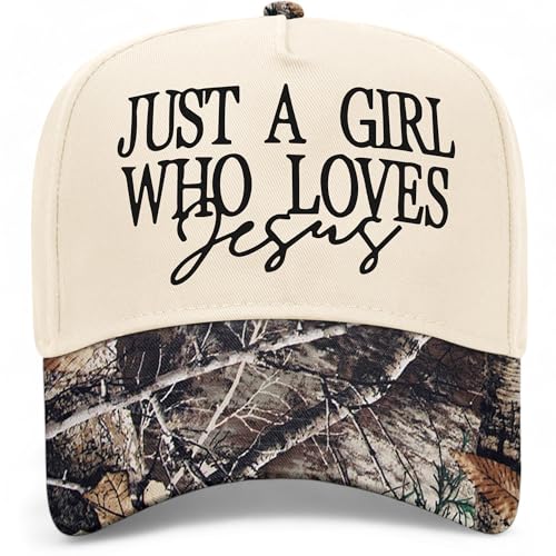 Gorro Just A Girl Who Loves Jesus V2 Ajustable Vintage miniatura 1