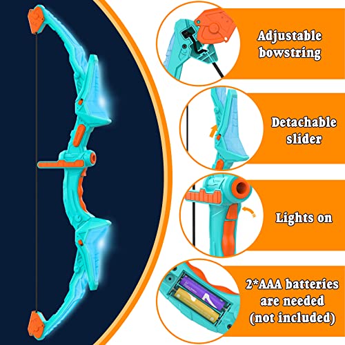 Ocditikl 8009 2 Pack Bow And Arrow Set For Kids, Light Up Archery Set thumb #3
