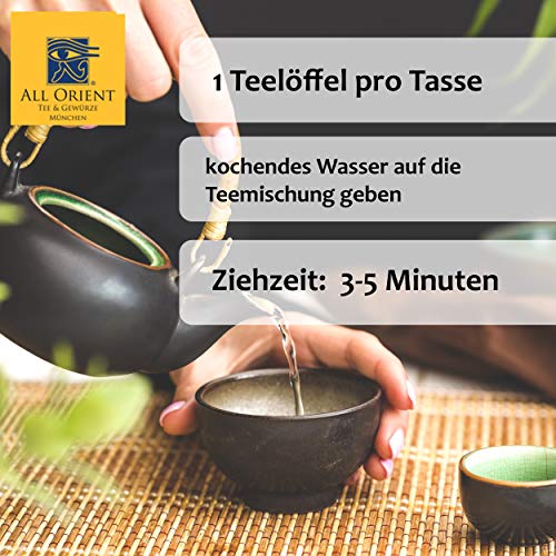 All Orient BIO Indischer Chai | 100g | Schwarztee | loser Tee | ayurvedische Gewürze | ohne Zusatz von Aromen | BIO-Qualität | naturbelassen | Chai Tee mit würzigem Geschmack