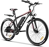 【GARANTIERTER SERVICE】Mit einer einjährigen Garantie für den Elektromotor, die Batterie und das Ladegerät müssen Sie sich keine Sorgen um die Verwendung machen. Elektrofahrrad kommt vormontiert an. Sie müssen nur das Vorderrad, den Fahrradsitz und die Pedale zusammenbauen und den Lenker befestigen. Sie können uns auch für Installationsvideos kontaktieren. Wenn es Probleme damit gibt, zögern Sie bitte nicht, uns zu kontaktieren. Wir werden Ihnen innerhalb von 24 Stunden antworten.