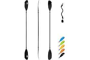Adjustable Fishing Kayak Paddle with Paddle Leash