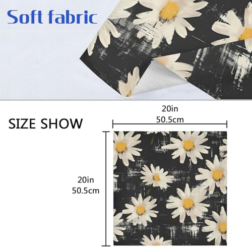 Servilletas de Tela con Diseño de Flores Pack de 6 miniatura 6