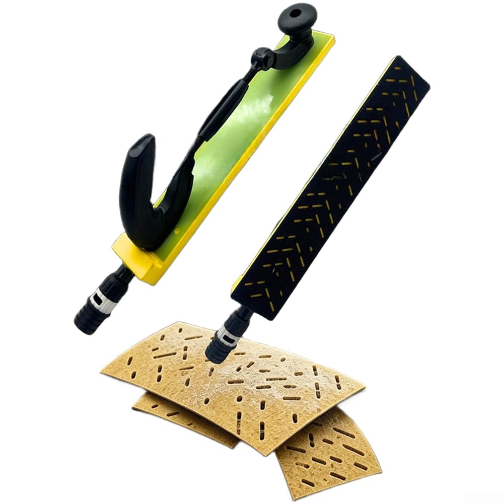 de Lijado Curvo 40cm con Extracción de para polvo de Lijado