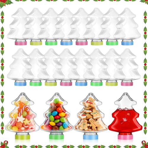 Ciieeo 25Pcs Acrylic Candy Boxes Tree Shape Plastic Candy Box for Christmas Birthday Back to School Wedding Decor by Ciieeo - Used condition - US$28.43