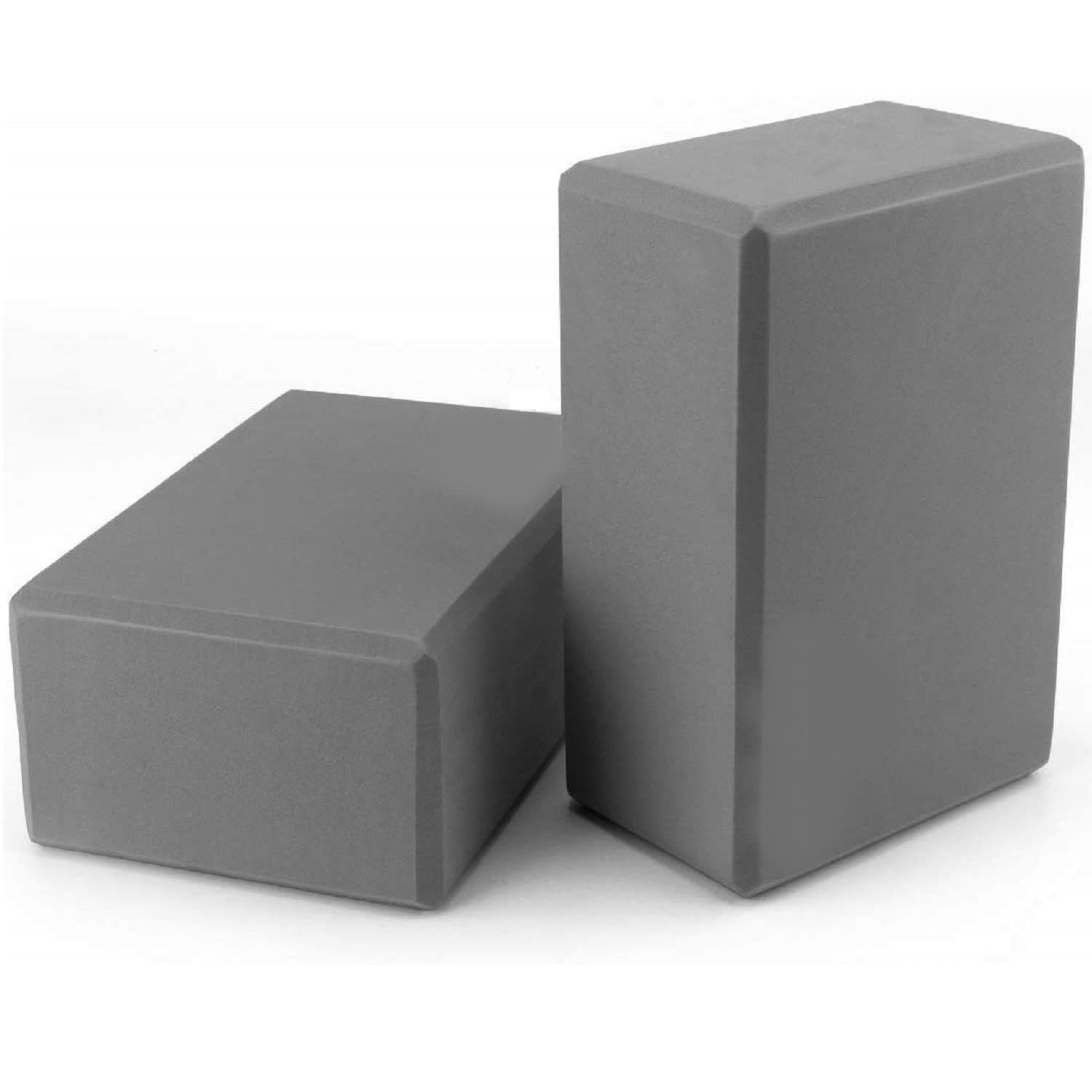 OLAHRAGA Eva Foam High Density Fitness Home Gym Workout Yoga Block to Support and Deepen Poses (Grey) (B09SKLC8RV) Amazon Price History, Amazon Price Tracker