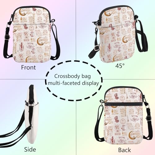Crescent City Inspire Crossbody Bag House Of Earth And Blood Inspired Gift HOSAB Lunathion Gift Bookish Gift3