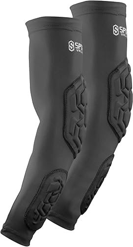 Sports Unlimited Coderas acolchadas para antebrazo para fútbol, baloncesto, béisbol, voleibol, fútbol, jóvenes y adultos, par