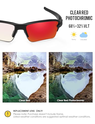 Image of BLAZERBUCK Anti Salt Replacement Lenses & Sock Kit for Oakley Flak 2.0 XL OO9188 Sunglasses