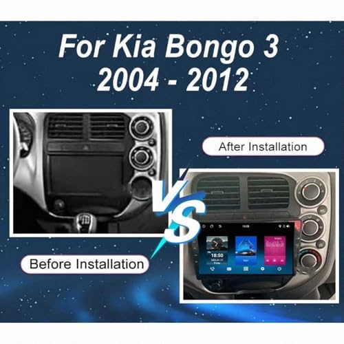 Pantalla coche 2 DIN para Kia Bongo 3 con Android Auto y Mirror Link fluido 2