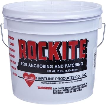 HARTLINE Products CO INC Rockite 10010 10 Lb Rockite Fast-Setting Cement