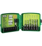 Greenlee DTAPKIT Drill/Tap Kit for Metal, One-Step Drilling, Tapping, and Deburring/Countersinkin...