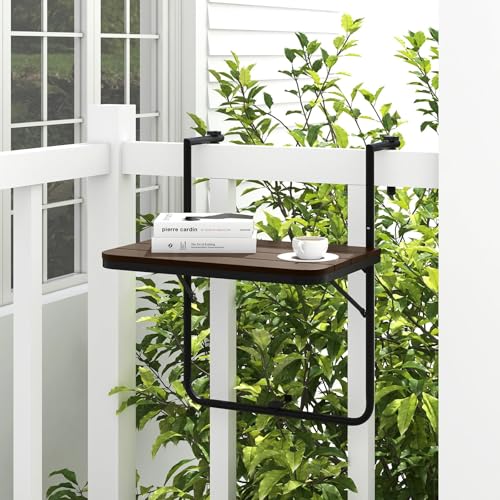 Table de balcon à suspendre pliable pour optimiser les espaces restreints - 3