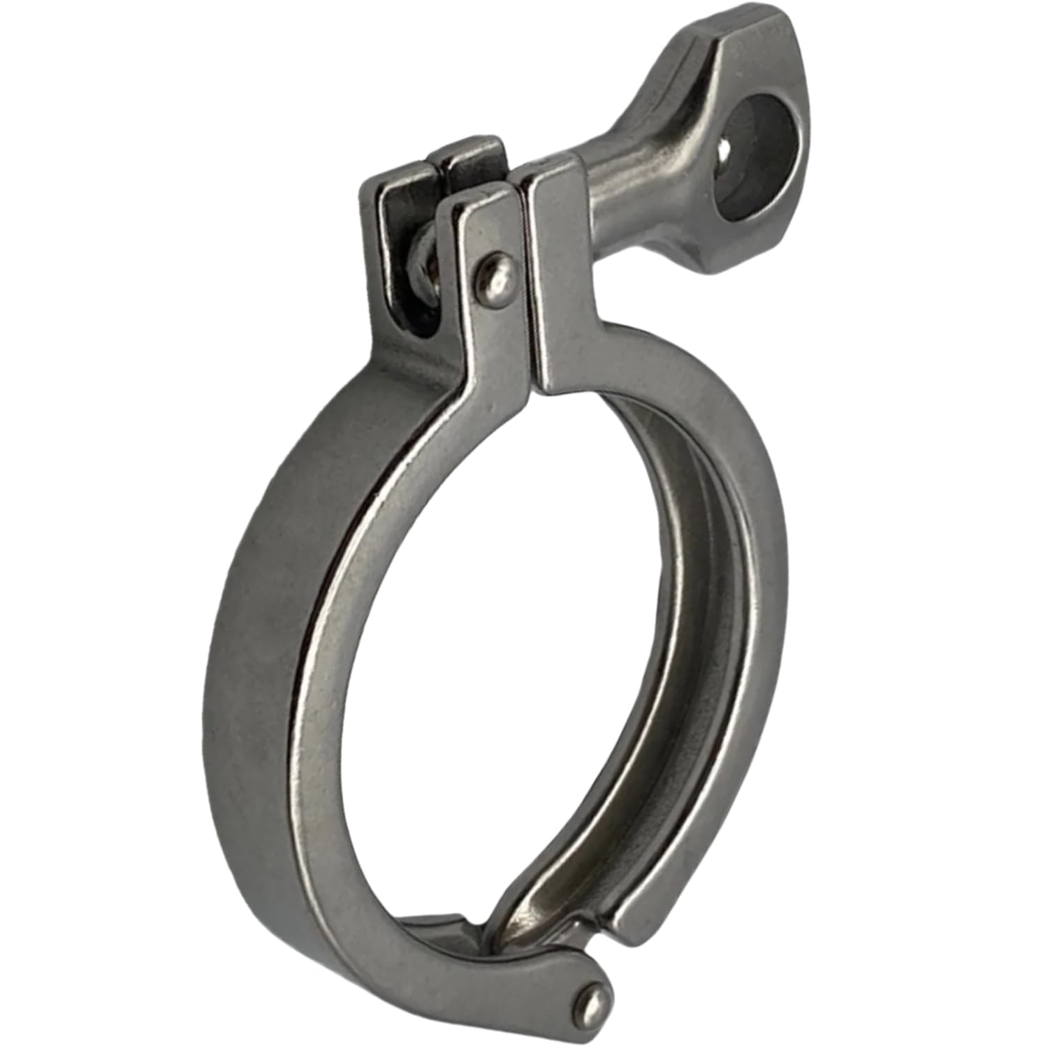 Jjurqbsxc One Color 10" Heavy Duty Stainless Steel Tri Clamp With Wing Nut - Sanitary Tube Fittings For Secure Connections(2In)