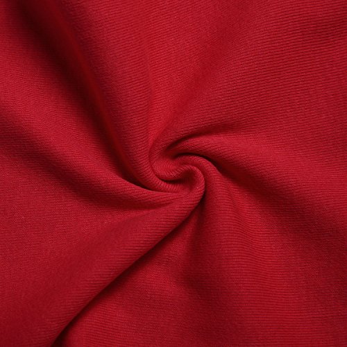 Romperinbox Unisex Solid Red Baby Bodysuit 0-24 Months (0-3 Months, Red) #TOP5