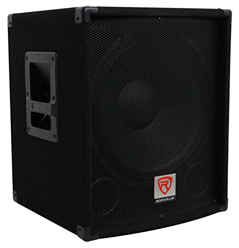 Image of Rockville SBG1154 15 inch Passive Pro DJ Subwoofer, 4 Ohm, MDF, Pole Mount