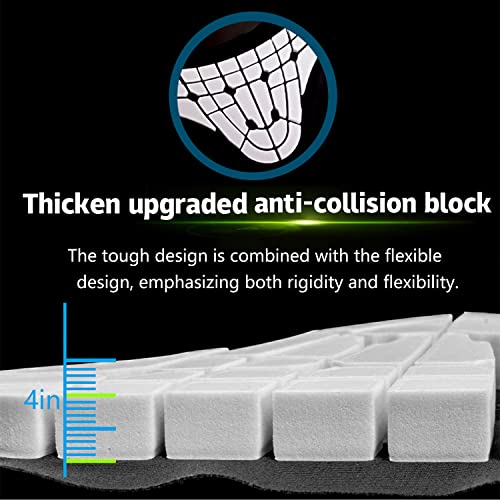 Knee Sleeves Pads for Kids,Youth Honeycomb Compression Knee Pad Elbow Pads,Sports Protective Gear for Basketball, Baseball, Football, Volleyball, Wrestling, Cycling, 1 Pair (YM) - Thumbnail 4