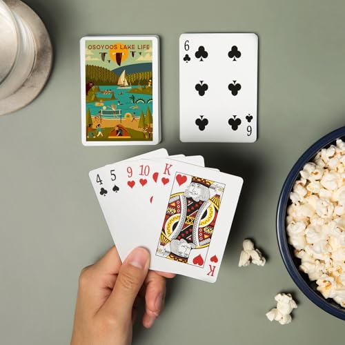 Baraja Póker Canada Osoyoos Lake Life Geométrica 52 cartas miniatura 2