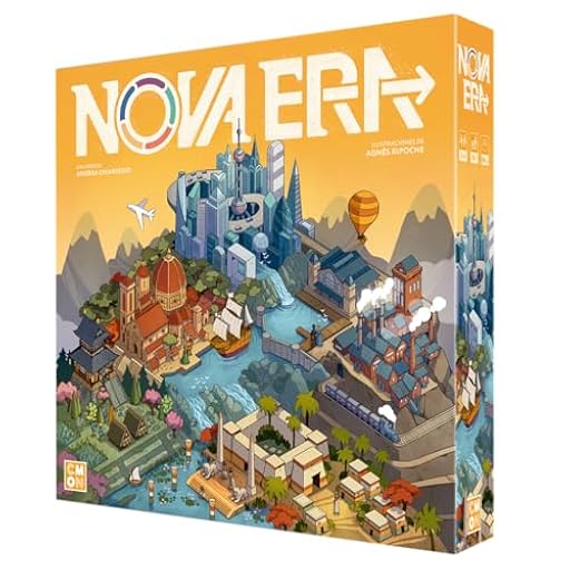 CMON | Nova Era | Juego de Mesa de Civilizaciones | A Partir de 12 Años | De 2 a 4 Jugadores | 60 Minutos por Partida | Español | Ya disponible en tu tienda friki favorita! En mundofriki.es!