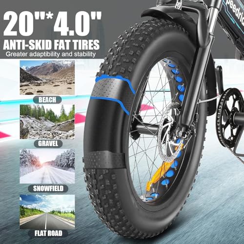 ANCHEER Folding Fat Tire Ebike