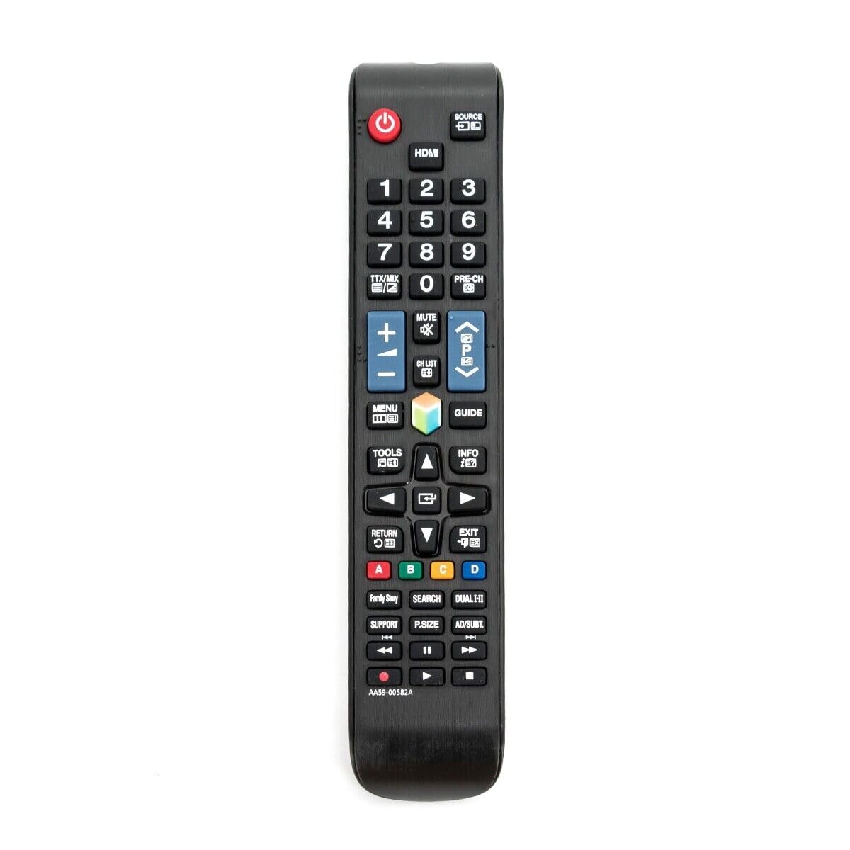 DHWRRCMQ Replacement Remote Control AA59-00582A for Samsung TV UN55F8000 UN55F8000BF UN55F8000BFXZA UN60ES6100F UN60ES6100FXZA UN60ES7500F UN60ES8000F UN60F6350