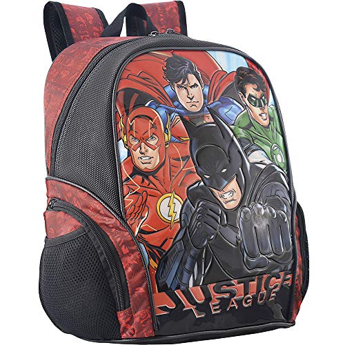 Mochila Média 16 Liga da Justiça Rebirth Xeryus