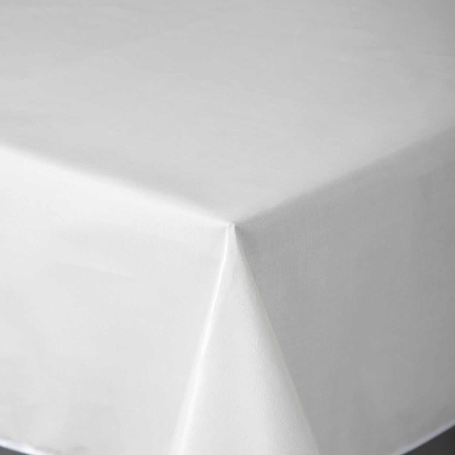 texpot Oilcloth 140 x 180 cm Oval with Lines Washable with Hem Polyester Garden Tablecloth