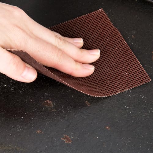 Image of (Pack of 500 Screens) Heavy-Duty Griddle and Grill Cleaning Screens - Abrasive Mesh Pads for Flat Tops, Cast Iron, and Stainless Steel - Pre-Treated for Burnt-On Food and Grease Removal (500)