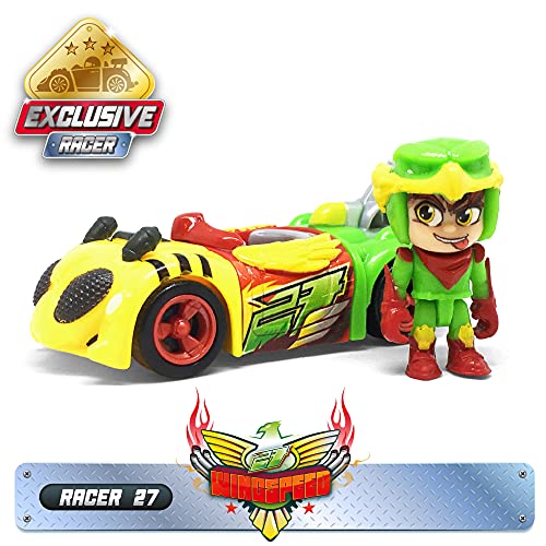 T-RACERS Eagle Jump Challenge – Launcher with Ramp and Accessories, plus exclusive driver and car.