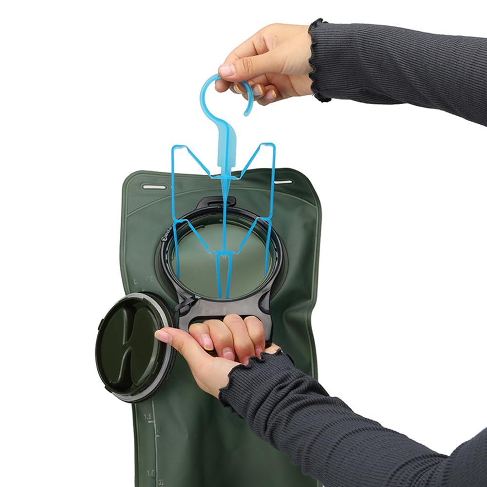 MiOYOOW 2 juegos de kits de limpieza vejiga de hidratación, conjunto de limpieza de vejiga de agua 4 en 1 kit de limpieza para tanque de agua multifuncional para bolsa de hidratación deportes al aire