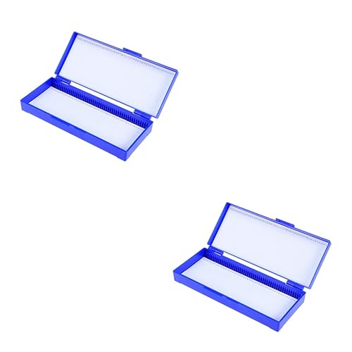Miniatura 10 de JECOMPRIS Niños Microscopios 3pcs Caja Suite Equipo de laboratorio Equipo de laboratorio Diapositivas Cajas Organizadoras Patología Fácil Limpio