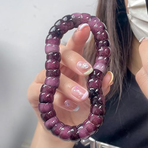Image of Natural Bodhi Seed Bracelets Anxiety Fidget Bracelets Anxiety Relief Items Protection Healing Stretch Bodhi Fidget Bracelet for Women Men