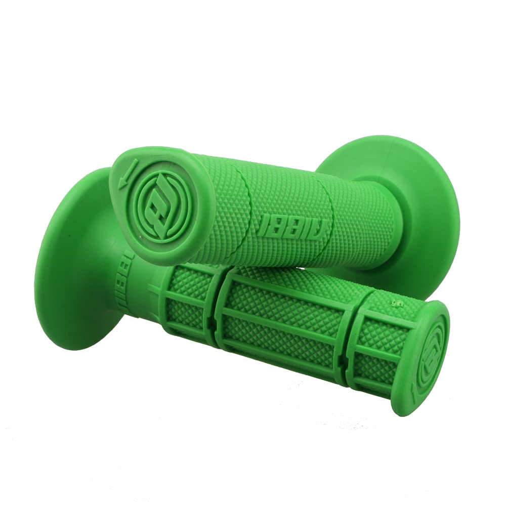 NIBBI Motorcycle Hand Grips 7/8" 22mm 24mm Dirt Bike Grips Universal Motorcycle Handlebar Grips ATV Twist Throttle Non-Slip Rubber Racing Grip for Motocross