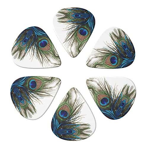 Feather Lot de 6 médiators pour guitare acoustique, guitare électrique, basse, ukulélé – fins, moyens et épais. - Les Beatles, Paul McCartney, John Lennon, RIngo Starr, George Harrison Feather Lot de 6 médiators pour guitare acoustique, guitare électrique, basse, ukulélé – fins, moyens et épais. – Image 5
