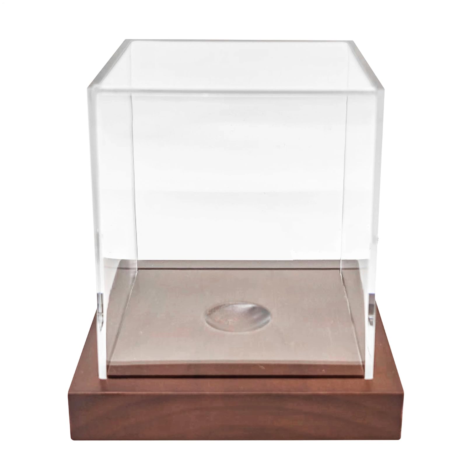 Vitrina de sombra protectora en acrílico con base antideslizante para pelota de béisbol