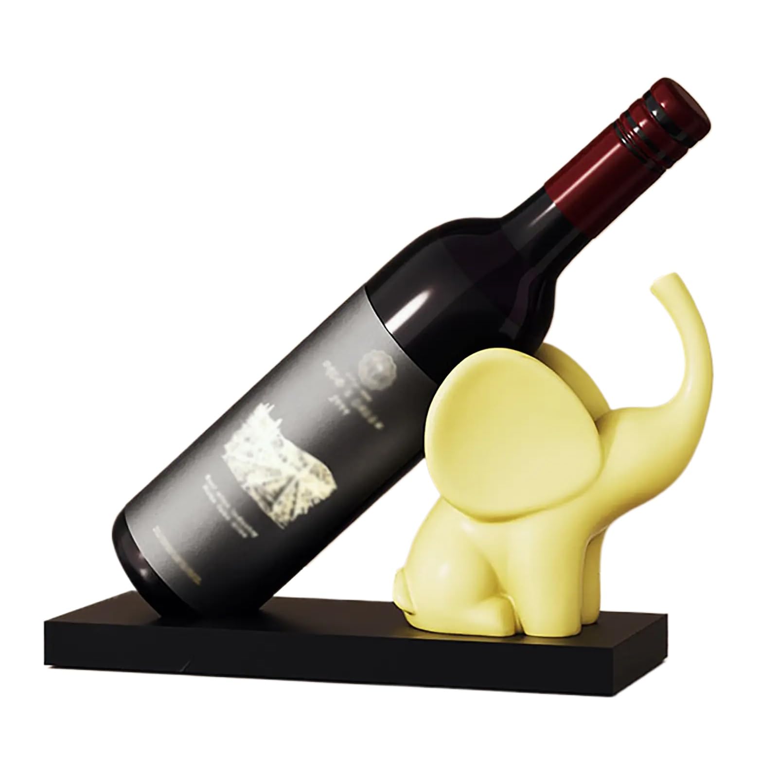 El vino, Soporte for vino de resina, bonito, práctico y duradero(Yellow)