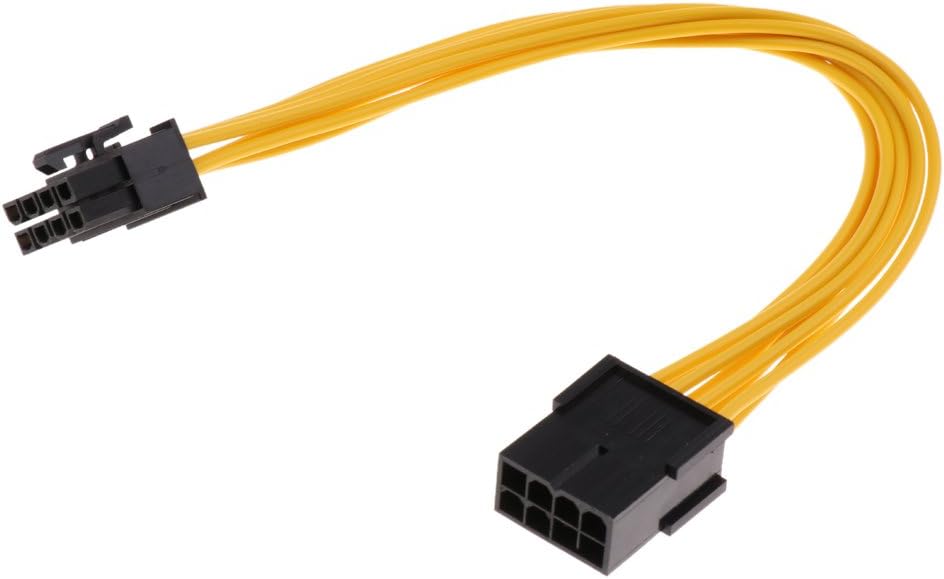 Homyl 8 Pin PCI-E PCI Express Graphics Video Card GPU VGA 8 Pin Female to GPU 8 Pin (6+2) Pin Male GPU 8 pin Splitter Power Extension Cable 8 Pin GPU molex (7.87-inch)