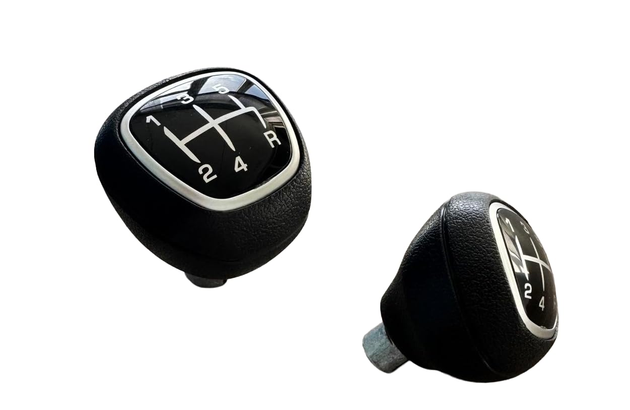 Pomello Leva Cambio 5 Marce Compatibile per Lancia Ypsilon 312 dal 2015 Benzina Impugnatura Copertura Con Retromarcia a Siringa