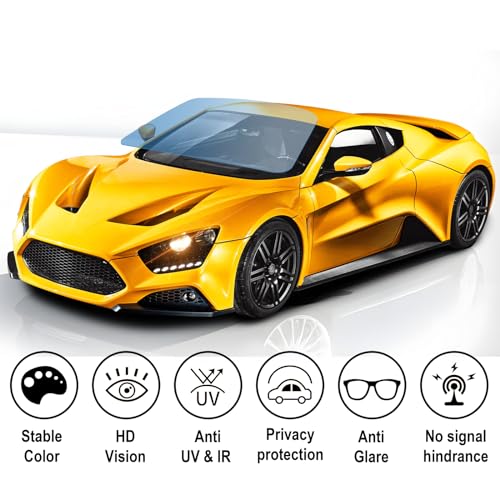 Image of TOYOCO Window Tint Film for Cars 80% VLT 36in x 10Ft Ceramic Window Tints, Blocks 99% UV & IR Rays, Heat Resistant Anti Glare Film for Windshield, Scratch Resistant Sun Shade Auto Tint Roll
